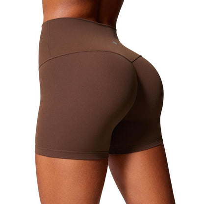 CRZ YOGA Secretsculpt Womens Butterlift High Waist Scrunch Butt Biker Shorts 4 Inches - No Front Seam Workout Gym Booty
