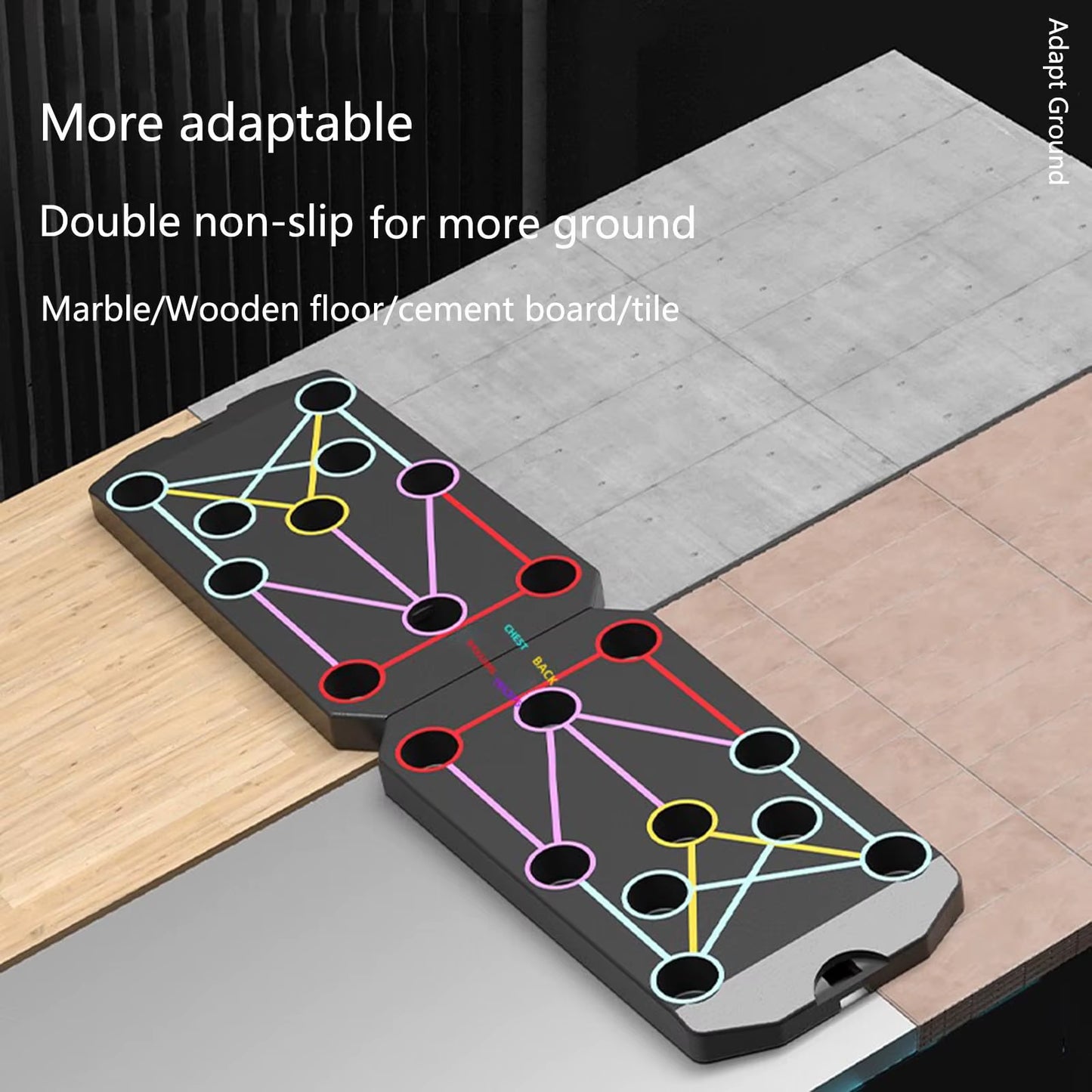 Folding Push-Up Board Support Muscle Exercise Multifunctional Table Portable Fitness Equipment Abdominal Enhancement Support