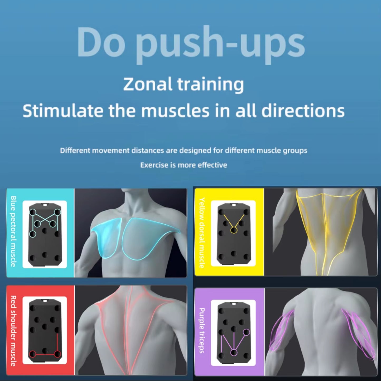 Folding Push-Up Board Support Muscle Exercise Multifunctional Table Portable Fitness Equipment Abdominal Enhancement Support