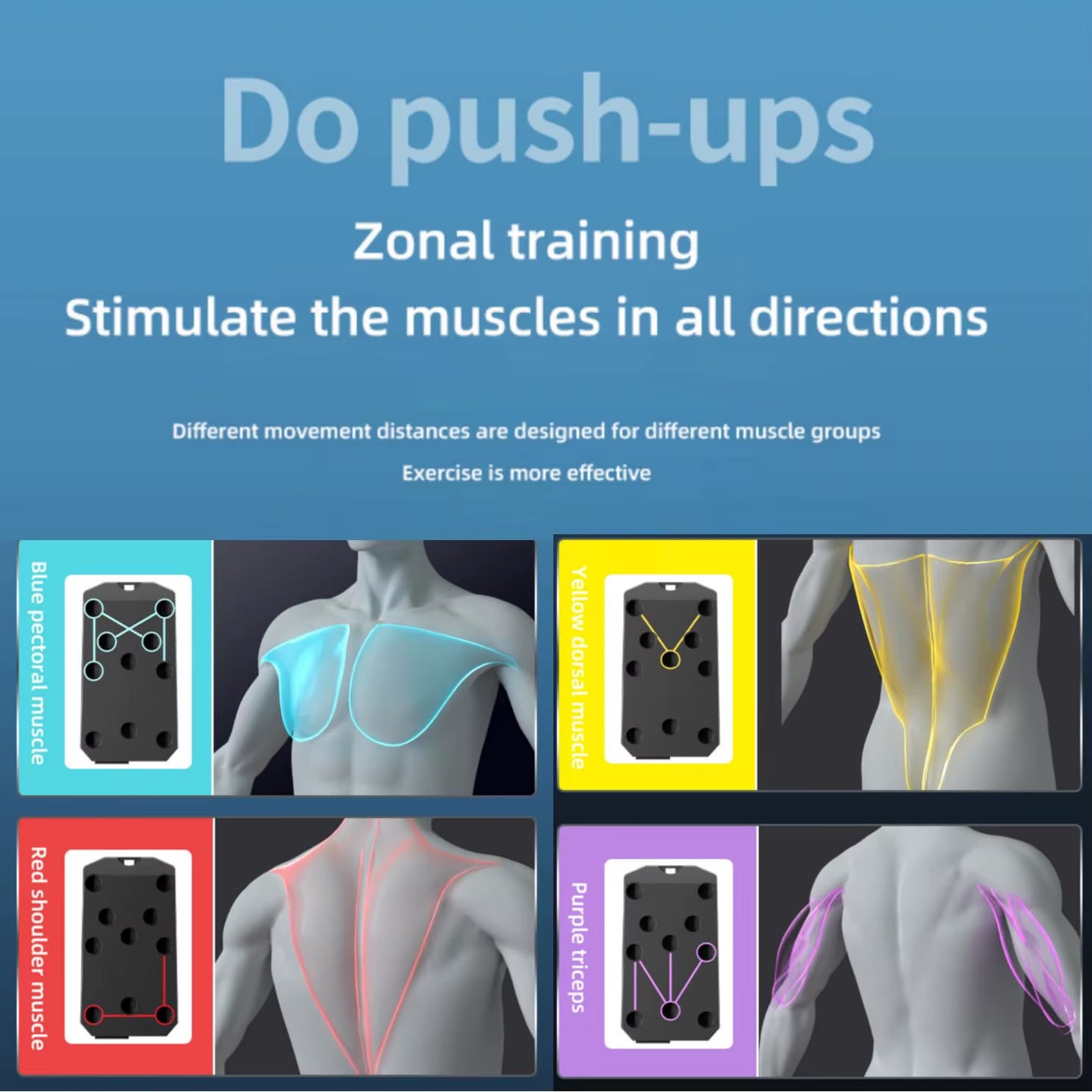 Folding Push-Up Board Support Muscle Exercise Multifunctional Table Portable Fitness Equipment Abdominal Enhancement Support