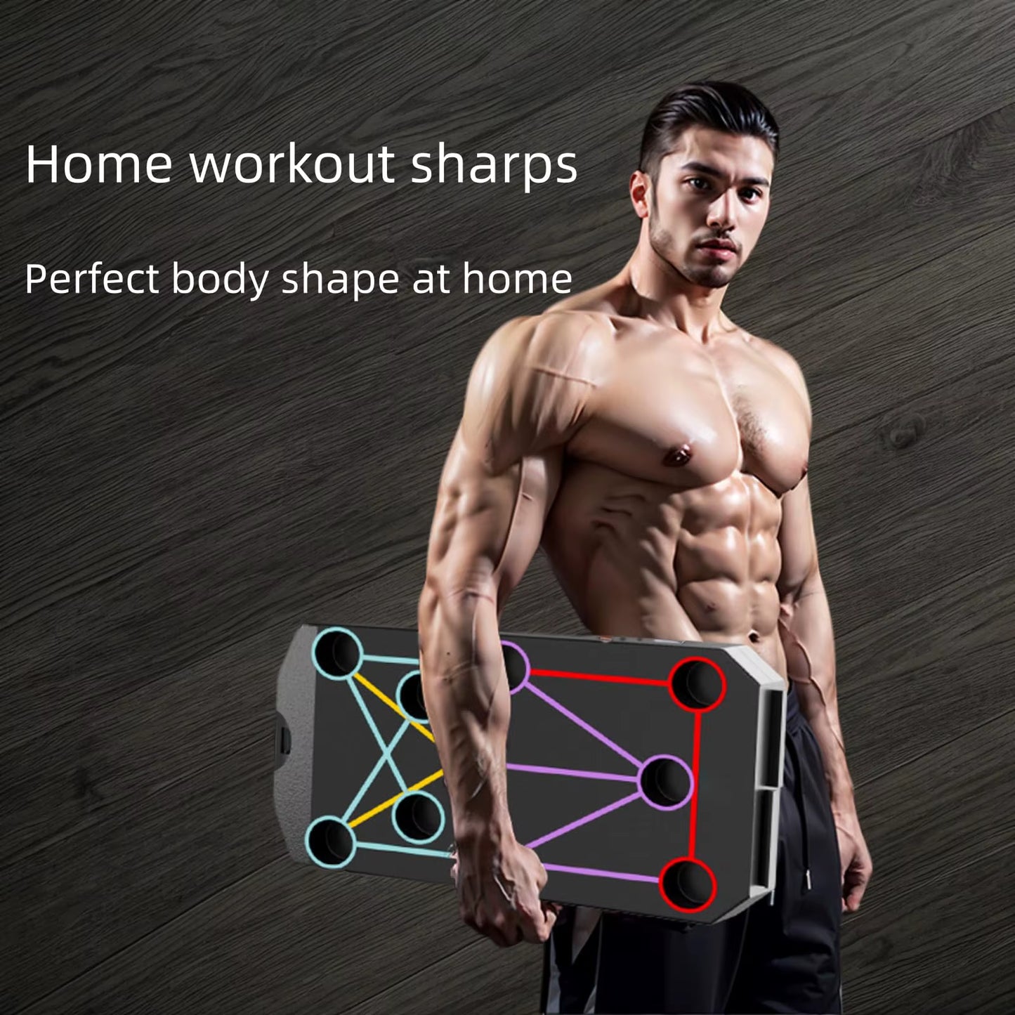 Folding Push-Up Board Support Muscle Exercise Multifunctional Table Portable Fitness Equipment Abdominal Enhancement Support